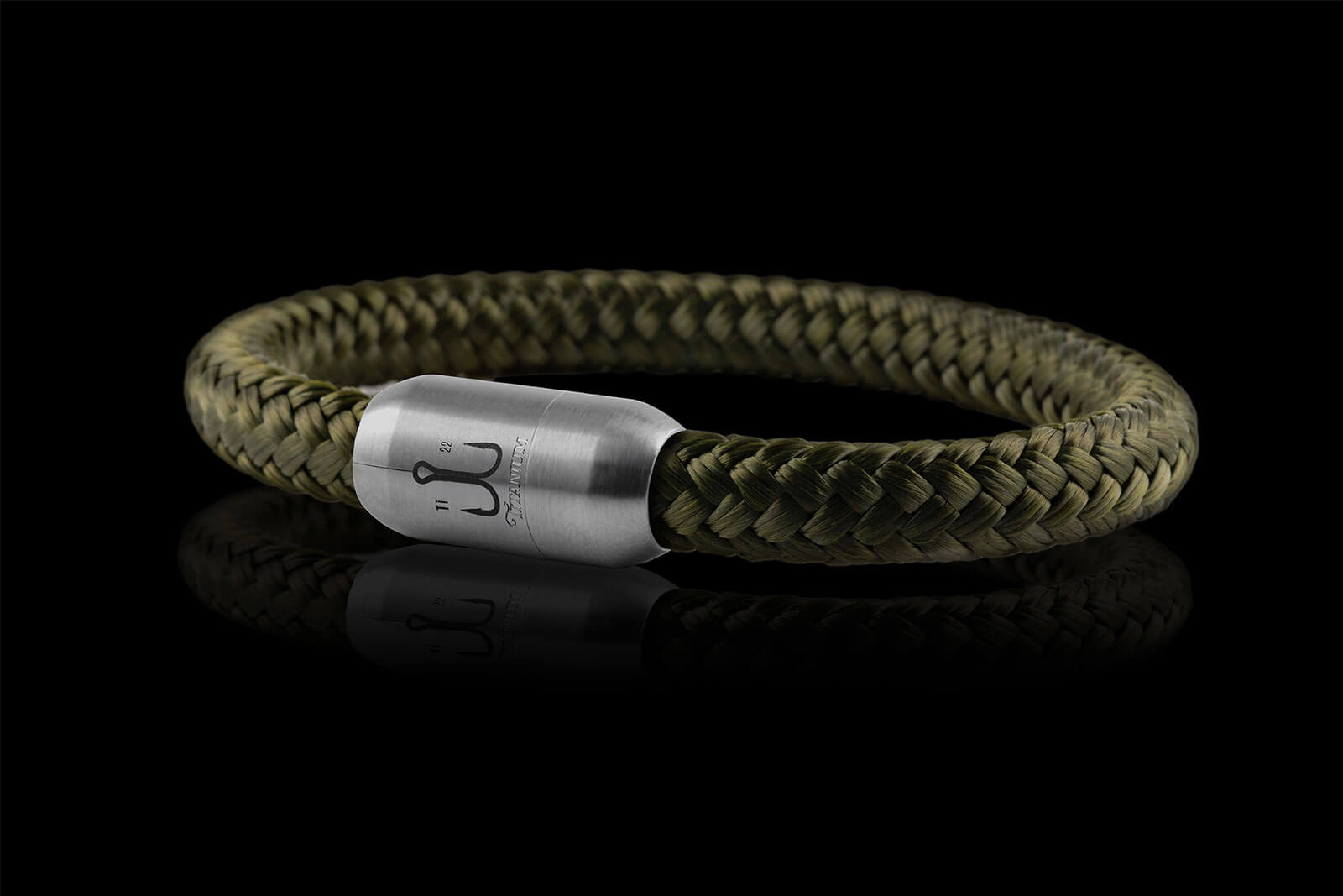 Segeltau Armband in Khaki