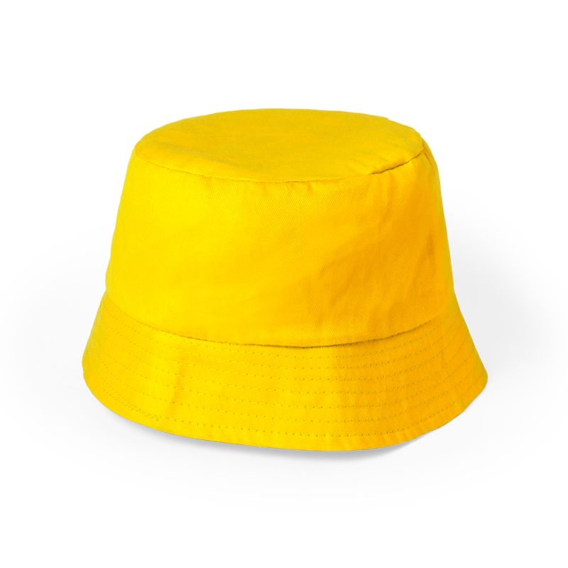 Bucket hat in Gelb