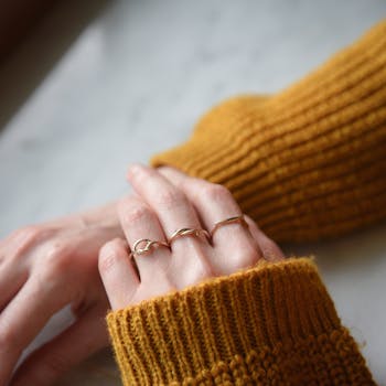 Ringset mit 3 Ringen.