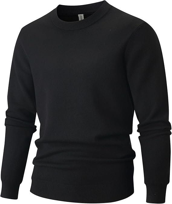 Rundhals Kaschmirpullover