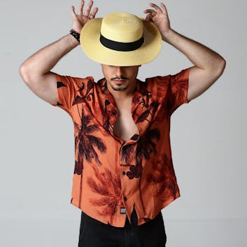 Alpenweiss Panamahut Olivgruen