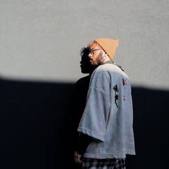 Beanie in Creme / Sand